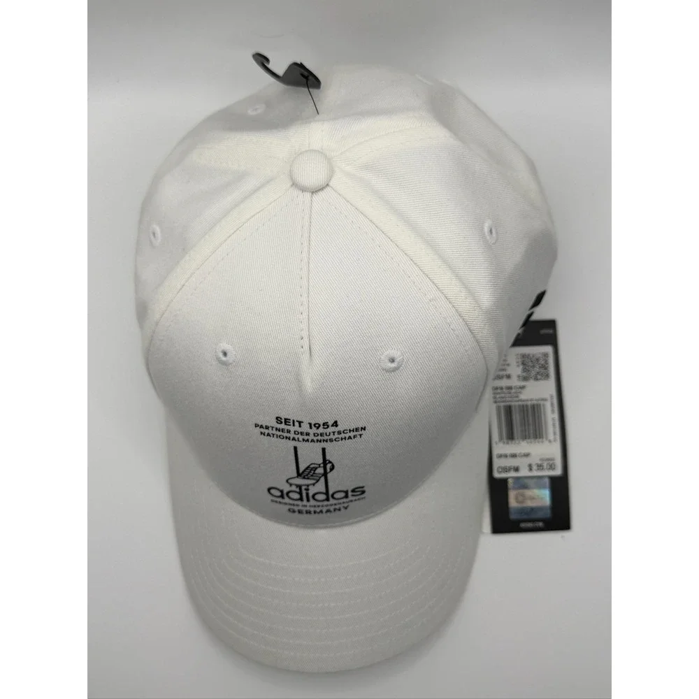 Adidas DFB BB Cap KE6692 Germany Soccer Hat Mens OSFM White Black 2024